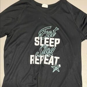 Black Graphic Women's Top